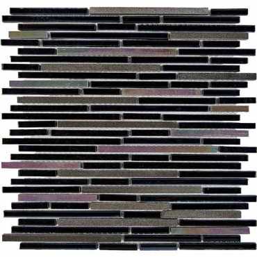 Мозаика PIX 734 из туфы и стекла (8x48/98/148) 30x30 от Pixmosaic (Китай)