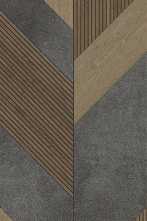 Настенная плитка GENT STONE 3D ROBLE (100337327) 59.6x150 от Porcelanosa (Испания)