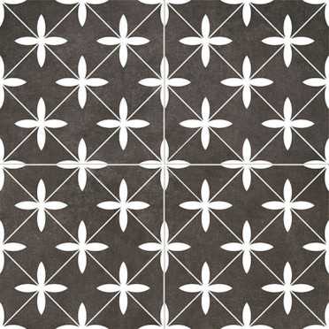 Напольная плитка NKR CHIC POOLE BLACK 45x45 от NiceKer (Испания)