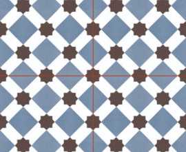 Напольная плитка NKR CHIC HOWARD BLUE 45x45 от NiceKer (Испания)