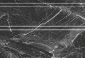 Плинтус Коррер чёрный глянцевый обрезной (FMA034R) 30x15x17 от Kerama Marazzi (Россия)