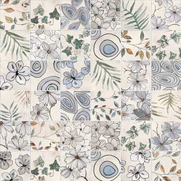 Керамогранит EMOTION Serenity White luc_matt. (03A20A0) 20x20 от Elios/Exelle (Италия)