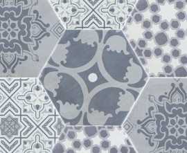 Декор HEX SLOANE CEMENT mix (compacglass) 19.8x22.8 от Pamesa (Испания)