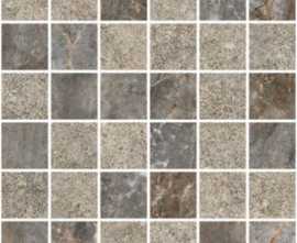Мозаика Marble-Stone Тауп Матовый-Лапп. Ректификат (5х5) (K9498868R001VTE0) 30x30 от Vitra (Турция)