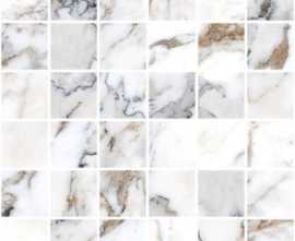 Мозаика Marble-X Бреча Капрайа Белый ЛПР (5x5) (K9498798LPR1VTE0) 30x30 от Vitra (Турция)