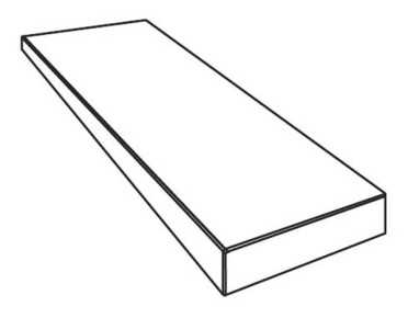 Угловая ступень PIETRA VIVA ANGOLARE BEIGE NAT RET. SX левая (PF60012291) 32x120x4.5 от ABK Ceramiche (Италия)