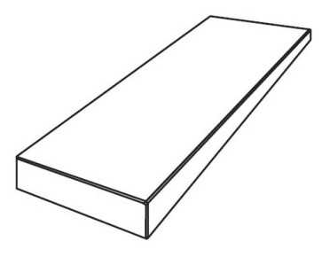 Угловая ступень PIETRA VIVA ANGOLARE BEIGE NAT RET. DX правая (PF60012286) 32x120x4.5 от ABK Ceramiche (Италия)