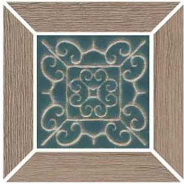 Вставка Тровазо наборный коричневый тёмный матовый (ID158) 13x13x0.9 от Kerama Marazzi (Россия)