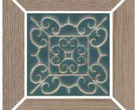 Вставка Тровазо наборный коричневый тёмный матовый (ID158) 13x13x0.9 от Kerama Marazzi (Россия)