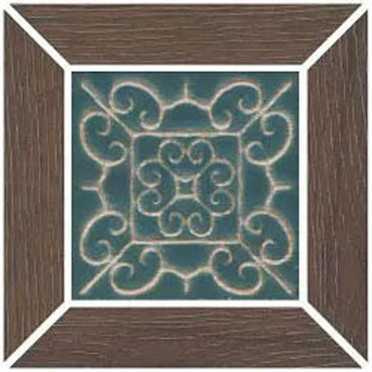 Вставка Тровазо наборный коричневый светлый матовый (ID154) 13x13x0.9 от Kerama Marazzi (Россия)