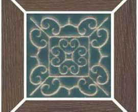 Вставка Тровазо наборный коричневый светлый матовый (ID154) 13x13x0.9 от Kerama Marazzi (Россия)