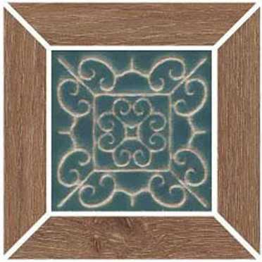 Вставка Тровазо наборный бежевый тёмный матовый (ID155) 13x13x0.9 от Kerama Marazzi (Россия)