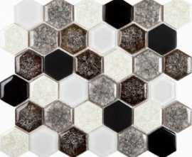Мозаика Esagono Misto Griggio (50x44) 28.5x24.5 от Imagine Lab (Китай)