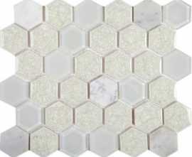 Мозаика Esagono Misto Cappuccino (50x44) 28.5x24.5 от Imagine Lab (Китай)