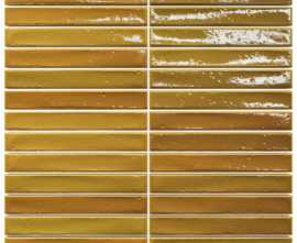 Мозаика SHORT STICK MUSTARD CRACKLE (элемент 2х15) (8436552229361) 28x30 от Amadis (Испания)