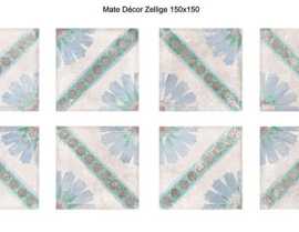 Настенная плитка Mate Decor Zellige 15x15 от Eletto Ceramica (Россия)