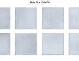Настенная плитка Mate Blue 15x15 от Eletto Ceramica (Россия)