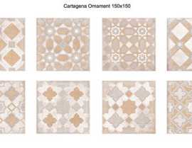 Настенная плитка Cartagena Ornament 15x15 от Eletto Ceramica (Россия)