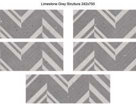 Настенная плитка Limestone Grey Struttura 24.2x70 от Eletto Ceramica (Россия)