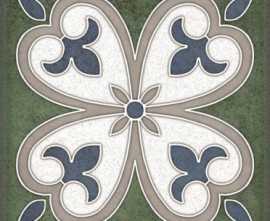 Настенная плитка SMALTO DECOR 4 VERDE 15x15 от Керлайф (Россия)