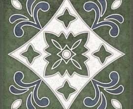 Настенная плитка SMALTO DECOR 3 VERDE 15x15 от Керлайф (Россия)