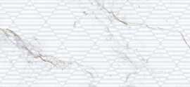 Настенная плитка 9547 Iguazu White Relieve (10 дизайнов) 30x90 от Porcelanite Dos (Испания)