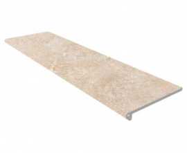 Фронтальная ступень Petra Smooth Round. Beige 120 33x120 от Gres de Aragon (Испания)