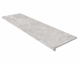 Фронтальная ступень Petra Smooth Round. Gris 33x120 от Gres de Aragon (Испания)