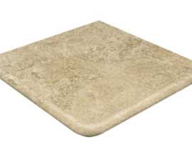 Угловая ступень Petra Ocre Anti-Slip Round. 33x33 от Gres de Aragon (Испания)