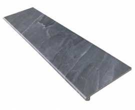 Фронтальная ступень Tibet Anti-Slip Rect. Antracita 31.5x120 от Gres de Aragon (Испания)