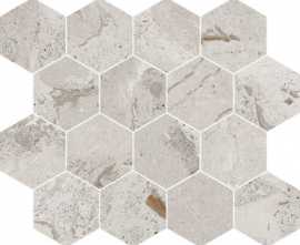 Мозаика Karnis Mosaico Esagona Silver Levigato (97435) 33x27.5 от Cerdomus (Италия)