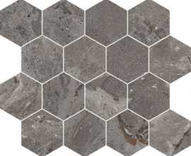 Мозаика Karnis Mosaico Esagona Charcoal Levigato (97431) 33x27.5 от Cerdomus (Италия)