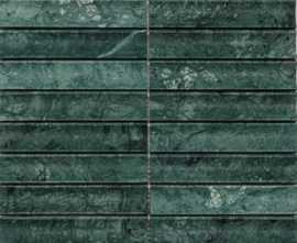 Мозаика PIX344 Spider Green Concave (чип3х15.1) Матовая 30.5x31.8x0.12 от Pixmosaic (Китай)