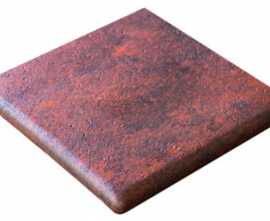 Угловая ступень Jasper Esquina Rojo 33x33 от Gres de Aragon (Испания)