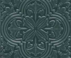 Декор Фес зелёный тёмный глянцевый (KMD3STA003BN) 15x15x0.77 от Kerama Marazzi (Россия)