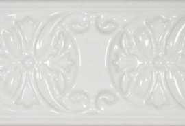 Бордюр PLUS CLASSIC 10 WHITE ZINC (CV62764) 7.5x15 от Cevica (Испания)