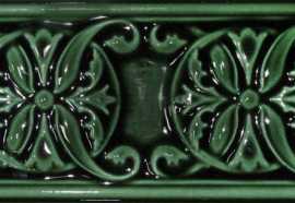 Бордюр PLUS CLASSIC 10 ESMERALDA (CRAQUELE) (CV62759) 7.5x15 от Cevica (Испания)