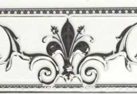 Бордюр NOBLESSE + LORD CENEFA NOBLESSE BLANCO SILVER 20x10 от APE Ceramica (Испания)