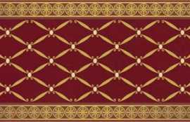 Бордюр NOBLESSE + LORD CENEFA DELIS BURDEOS GOLD 20x10 от APE Ceramica (Испания)