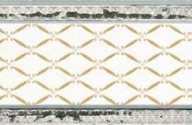 Бордюр NOBLESSE + LORD CENEFA DELIS BLANCO SILVER 20x10 от APE Ceramica (Испания)