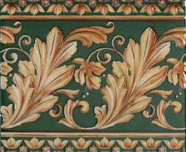 Декор NOBLESSE + LORD MAJESTY VERDE BOTELLA 20x20 от APE Ceramica (Испания)