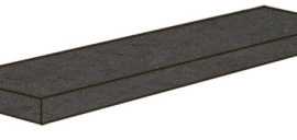 Угловая ступень POETRY STONE RELOADED ANGS.BASALTINA DARK NAT R (PF60017683) 32x120 от ABK Ceramiche (Италия)