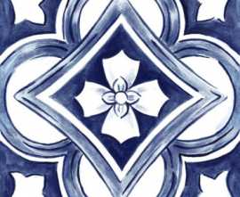 Керамогранит настенный Amuri Decoro Maiolica Tappeto 1 Glossy RT (RC8G) 20x20 от Ragno (Италия)