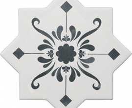 Керамогранит BECOLORS STAR DEC. STENCIL NAVY (CV67396) 13.25x13.25 от Cevica (Испания)