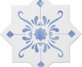 Керамогранит BECOLORS STAR DEC. STENCIL ELECTRIC BLUE (CV67392) 13.25x13.25 от Cevica (Испания)