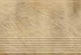 Фронтальная ступень Eremite Sand Stopnica Prosta Struktura Mat 30x60 от Paradyz (Польша)