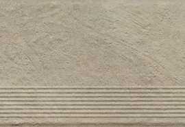 Фронтальная ступень Eremite Crema Stopnica Prosta Struktura Mat 30x60 от Paradyz (Польша)