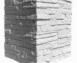Искусственный камень White Hills 270-45 Норд Ридж угол 7x26,5x10 (6x16,5;x10)