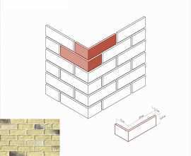 Искусственный камень White Hills 320-35 Кельн брик Угол 9x20x6.5
