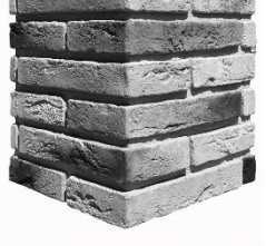Искусственный камень White Hills 380-15 Остия брик угол 12x26.5x4.9